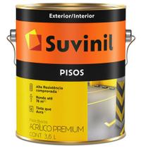 Tinta Acrílica Pisos Suvinil Premium Fosco 3,6ll