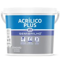 Tinta Acrílica Plus Semi Brilho Branca Balde 18L Maza Tinta Acrílica Plus Semi Brilho Branca Balde 18L Maza