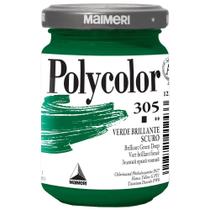 Tinta Acrílica Polycolor Maimeri 140ml 305 Brilliant Green Deep