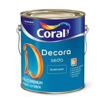 Tinta Acrílica Premium Coral Decora Seda Acetinado 3,6L Tinta Acrílica Premium Coral Decora Seda Acetinado 3,6L