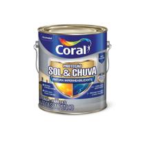 Tinta Acrílica Premium Coral Sol E Chuva Pintura Impermeabilizante 3,2L Verde Amazônia