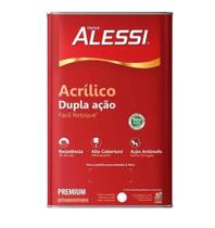 Tinta Acrílica Premium Lavável Branco Fosco Alessi 18L