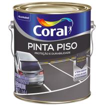 Tinta Acrílica Premium Para Piso Fosco Concreto 3,6 Litros - CORAL
