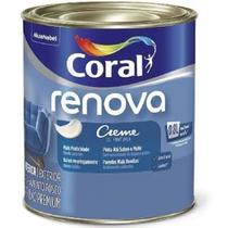 Tinta Acrílica Premium Renova Creme 800ml Branco - Coral Tinta Acrílica Premium Renova Creme 800ml Branco - Coral