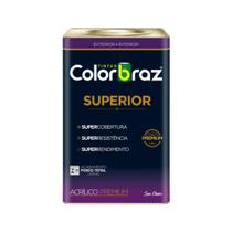 Tinta Acrílica Premium Superior Colorbraz 18 Litros - Cinza Star