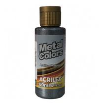 Tinta Acrílica PRETO 520 Metal Colors 60ml - ACRILEX