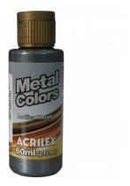 Tinta Acrílica PRETO 520 Metal Colors 60ml - ACRILEX