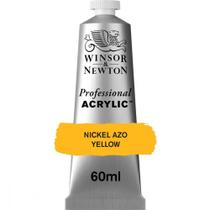 Tinta Acrílica Profess Winsor 60ml 439 Nickel Azo Yellow Row