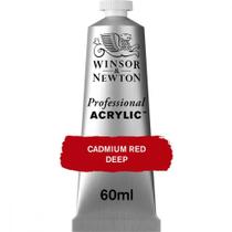 Tinta Acrílica Professional Winsor 60ml 097 Cadmium Red Deep