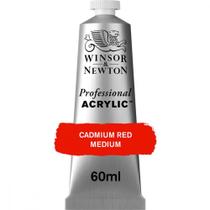 Tinta Acrílica Professional Winsor 60ml 099 Cad Red Medium Tinta Acrílica Professional Winsor 60ml 099 Cad Red Medium