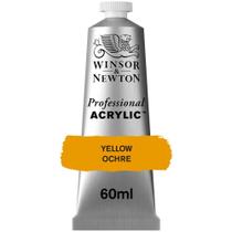 Tinta Acrílica Professional Winsor 60ml 744 Yellow Ochre