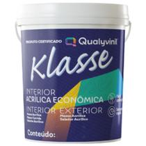 Tinta Acrílica Qualyvinil Klasse Fosco Economico 3,6.L - Branco Tinta Acrílica Qualyvinil Klasse Fosco Economico 3,6.L - Branco