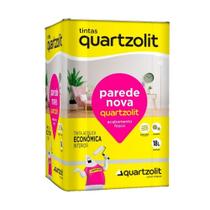 Tinta Acrílica Quartzolit Parede Nova Econômica Branco Gelo 18 Litros