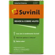 Tinta Acrílica Rende & Cobre Muito Fosco 18 Litros Cromo Suave - 50518242 - SUVINIL