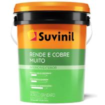 Tinta Acrílica Rende e Cobre Muito Fosco 20 Litros Branco - 50531049 - SUVINIL