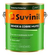 Tinta Acrílica Rende E Cobre Muito Fosco 3,6l - Suvinil