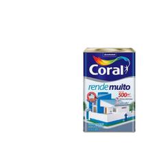 Tinta Acrílica Rende Muito Branco Fosco 18 litros - Coral