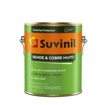 Tinta Acrílica Rende Muito Fosco Concreto 3,6 Litros Suvinil Tinta Acrílica Rende Muito Fosco Concreto 3,6 Litros Suvinil