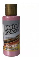 Tinta Acrílica ROSE GOLD 499 Metal Colors 60ml - ACRILEX