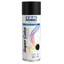 Tinta Acrílica Spray Super Color Metálico Preto 350ml