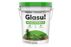 Tinta Acrílica Standard Glasu Máxima Eficiência Fosco Branco Neve 20 Litros
