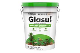 Tinta Acrílica Standard Glasu Máxima Eficiência Fosco Branco Neve 20 Litros