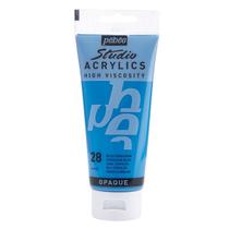 Tinta Acrílica Studio 100ml Pébéo 28 Cerulean Blue Tinta Acrílica Studio 100ml Pébéo 28 Cerulean Blue