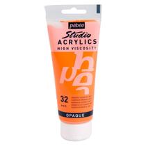 Tinta Acrílica Studio 100ml Pébéo 32 Cad Orange Tinta Acrílica Studio 100ml Pébéo 32 Cad Orange