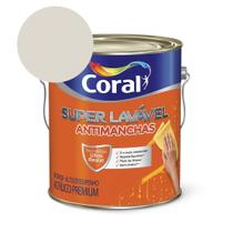 Tinta Acrílica Super Lavavel Eggshell Gelo 3.6l Coral Tinta Acrílica Super Lavavel Eggshell Gelo 3.6l Coral
