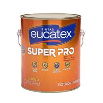 Tinta Acrílica Super Pro Semi Brilho Eucatex 3,6 Litros Super Lavável Sem Cheiro