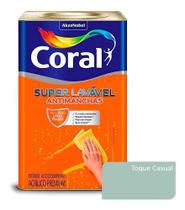 Tinta Acrílica Superlavável Coral Interna Toque Casual 16l Tinta Acrílica Superlavável Coral Interna Toque Casual 16l