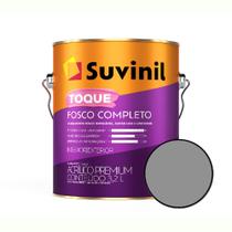Tinta Acrílica Suvinil Toque Fosco Completo Cinza Natural 3,2L