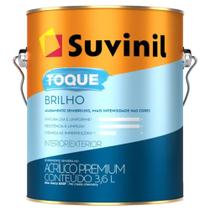 Tinta Acrílica Toque Brilho Branco Neve 3,6 Litros - 50839876 - SUVINIL