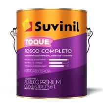 Tinta acrilica toque fosco completo premium gl 3,6 suvinil - branco neve