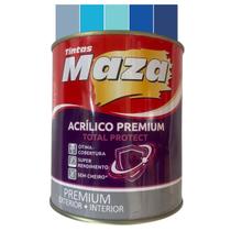 Tinta Acrílica Total Protect Maza 800ML Tons de Azul