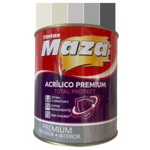 Tinta Acrílica Total Protect Maza 800ML Tons de Cinza