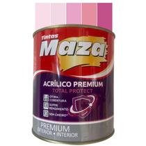 Tinta Acrílica Total Protect Maza 800ML Tons de Rosa