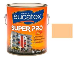 Tinta Acrilica Vanilla Semi Brilho Super Pro Eucatex 3,6lt