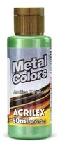 Tinta Acrílica VERDE MUSGO 513 Metal Colors 60ml - ACRILEX