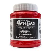 Tinta Acrílica Vermelho da China 250ml Corfix