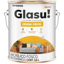 Tinta Acrílica Vinil 3,6 Litros Céu Claro Glasu - 50147019 - SUVINIL Tinta Acrílica Vinil 3,6 Litros Céu Claro Glasu - 50147019 - SUVINIL