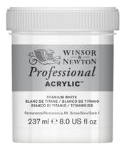 Tinta Acrílica Winsor Profissional 237ml Titanium White