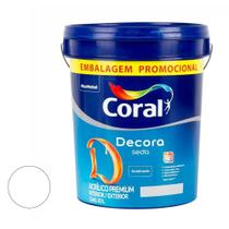 Tinta Acrilico Acetinada Decora Seda Branca 20l - Coral