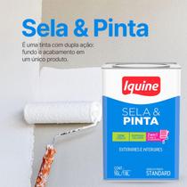 Tinta Acrilico Fosca Standard Interno e e Externo Sela & Pinta Branco Iquine18l