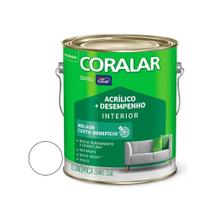 Tinta Acrilico Fosco Coralar Branca 3.6l - Coral