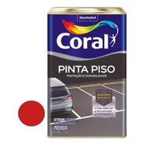 Tinta Acrilico Fosco Pinta Piso Vermelho 18l - Coral Tinta Acrilico Fosco Pinta Piso Vermelho 18l - Coral