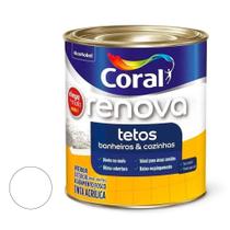 Tinta Acrilico Fosco Renova Tetos Branco 900ml - Coral Tinta Acrilico Fosco Renova Tetos Branco 900ml - Coral