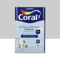 Tinta Acrílico Premium Exterior Fosca Prata Fina 18 L Coral