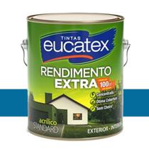 Tinta Acrílico Rendimento Extra Oceano 3,6 Lts Eucatex