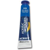 Tinta Acrylic Colors 20ml Acrilex Azul Cobalto 308